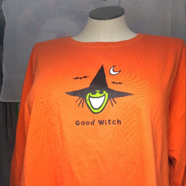 Life Is Good Vintage Orange Xxxl Long Sleeve